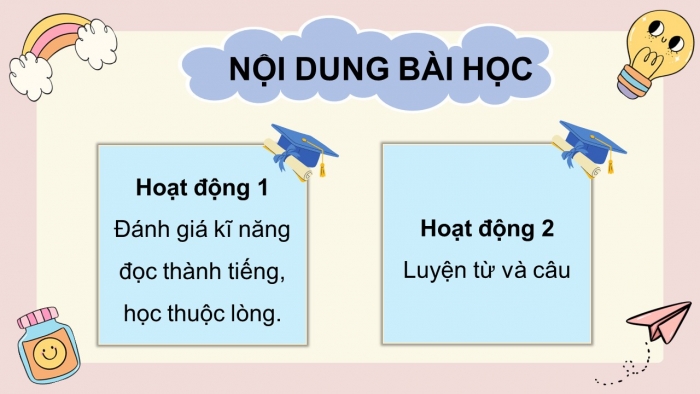 Giáo án điện tử Tiếng Việt 5 cánh diều Bài 10: Ôn tập cuối học kì I (Tiết 5 + 6 + 7)