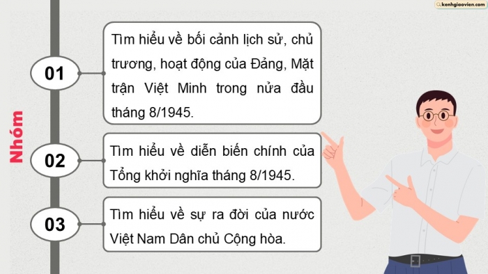 Giáo án điện tử Lịch sử 9 kết nối Bài 8: Cách mạng tháng Tám năm 1945 (P2)