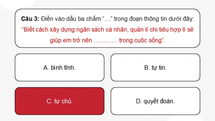 Giáo án điện tử Hoạt động trải nghiệm 9 kết nối Chủ đề 4 Tuần 4