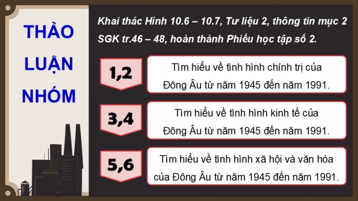 Giáo án điện tử Lịch sử 9 kết nối Bài 10: Liên Xô và Đông Âu từ năm 1945 đến năm 1991 (P2)