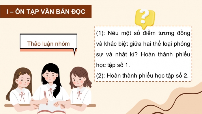 Giáo án điện tử Ngữ văn 12 chân trời Bài 4: Ôn tập