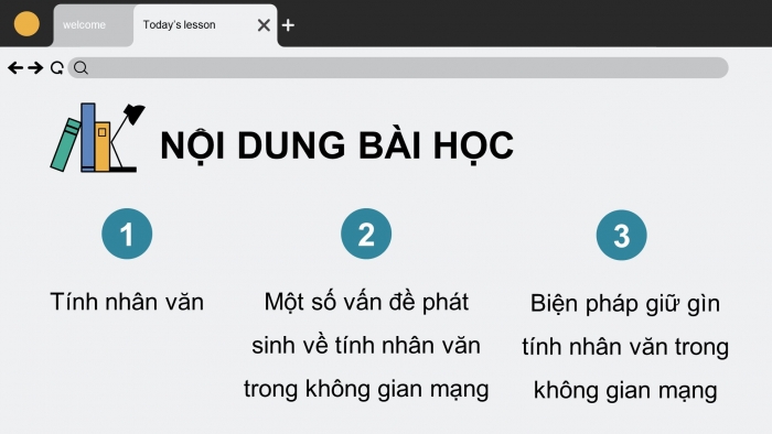 Giáo án điện tử Khoa học máy tính 12 chân trời Bài D2: Gìn giữ tính nhân văn trong không gian mạng