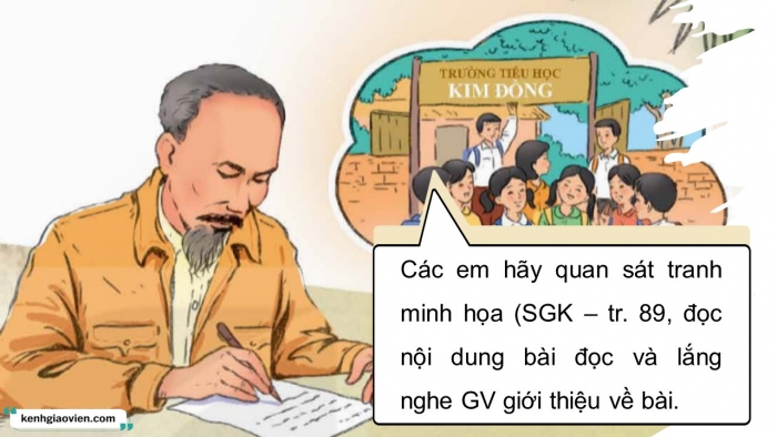 Giáo án điện tử Tiếng Việt 5 kết nối Bài 17: Thư gửi các học sinh