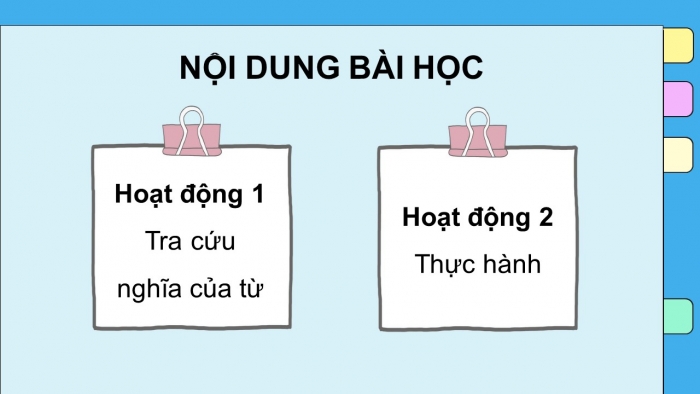 Giáo án điện tử Tiếng Việt 5 kết nối Bài 19: Luyện tập sử dụng từ điển