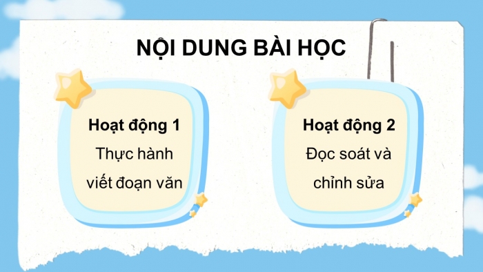 Giáo án điện tử Tiếng Việt 5 kết nối Bài 23: Viết đoạn văn thể hiện tình cảm, cảm xúc về một câu chuyện