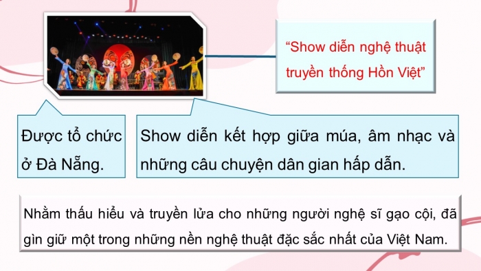 Giáo án điện tử Tiếng Việt 5 kết nối Bài 28: Chương trình nghệ thuật em yêu thích