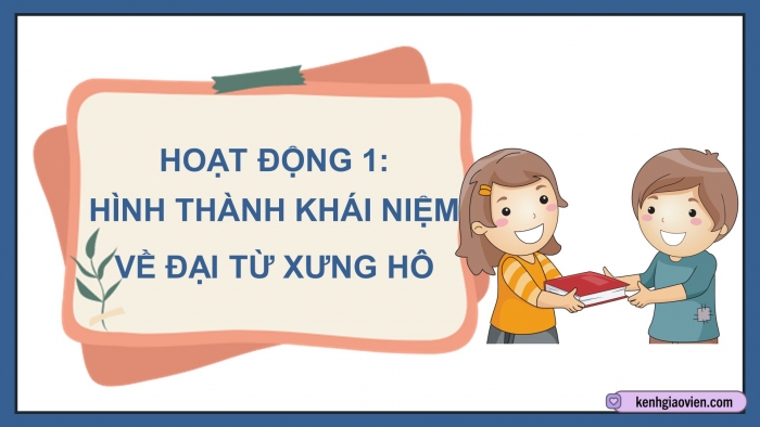 Giáo án điện tử Tiếng Việt 5 chân trời Bài 3: Đại từ xưng hô