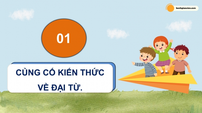 Giáo án điện tử Tiếng Việt 5 chân trời Bài 4: Luyện tập về đại từ