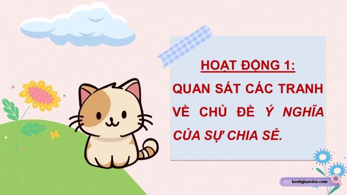 Giáo án điện tử Tiếng Việt 5 chân trời Bài 6: Thảo luận theo chủ đề Ý ngĩa của sự chia sẻ