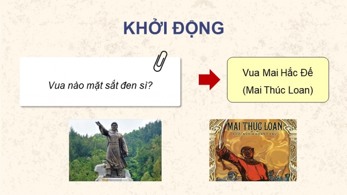 Giáo án điện tử Lịch sử và Địa lí 5 chân trời Bài 8: Đấu tranh giành độc lập thời kì Bắc thuộc