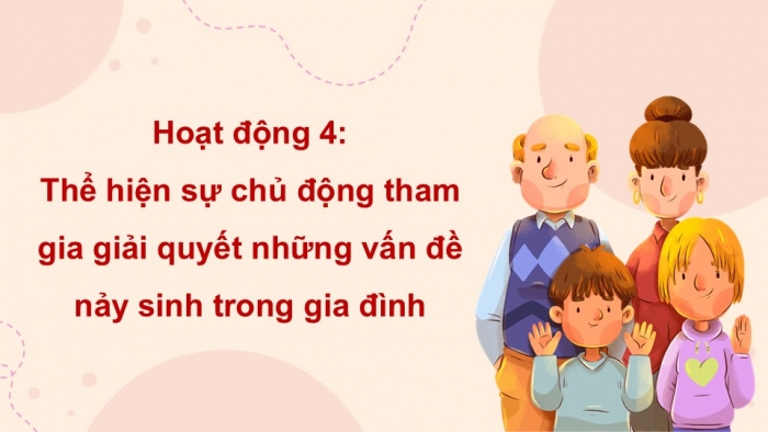 Giáo án điện tử Hoạt động trải nghiệm 12 chân trời bản 2 Chủ đề 4: Thể hiện trách nhiệm với gia đình (P2)