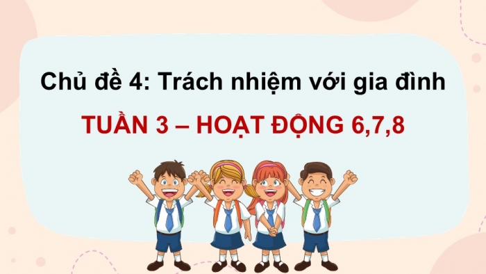 Giáo án điện tử Hoạt động trải nghiệm 12 kết nối Chủ đề 4 Tuần 3