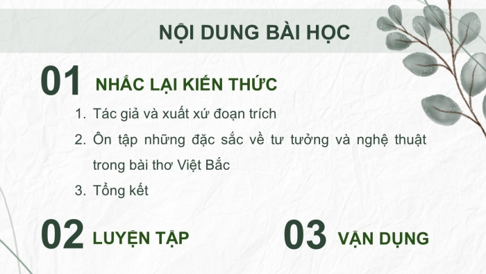 Giáo án PPT dạy thêm Ngữ văn 12 Cánh diều bài 4: Việt Bắc (Tố Hữu)