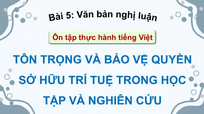 Giáo án PPT dạy thêm Ngữ văn 12 Cánh diều bài 5: Ôn tập thực hành tiếng Việt