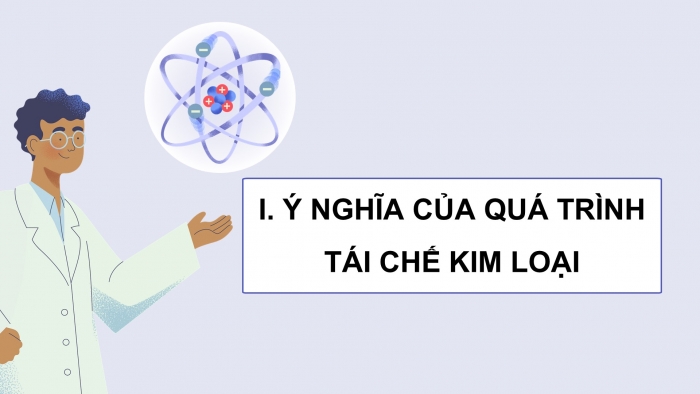 Giáo án điện tử chuyên đề Hoá học 12 chân trời Bài 3: Quy trình thủ công tái chế kim loại và một số ngành nghề liên quan đến hoá học tại địa phương