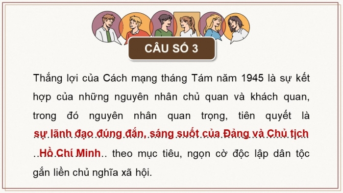 Giáo án điện tử Lịch sử 12 cánh diều Thực hành Chủ đề 3