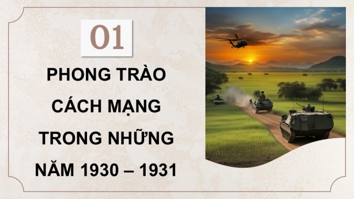 Giáo án điện tử Lịch sử 9 kết nối Bài 7: Phong trào cách mạng Việt Nam thời kì 1930 – 1939