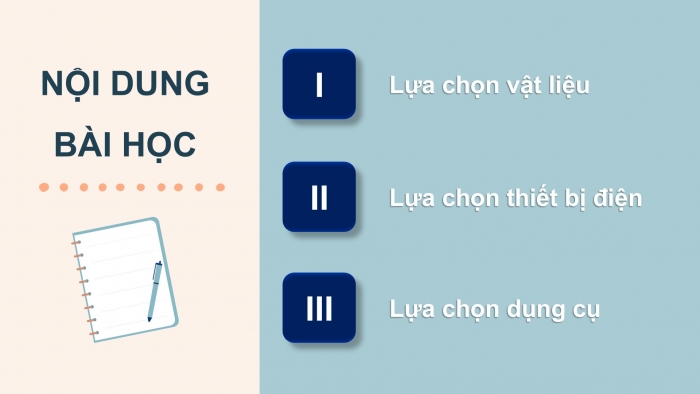 Giáo án điện tử Công nghệ 9 Lắp đặt mạng điện trong nhà Kết nối Bài 4: Vật liệu, thiết bị và dụng cụ dùng cho lắp đặt mạng điện trong nhà