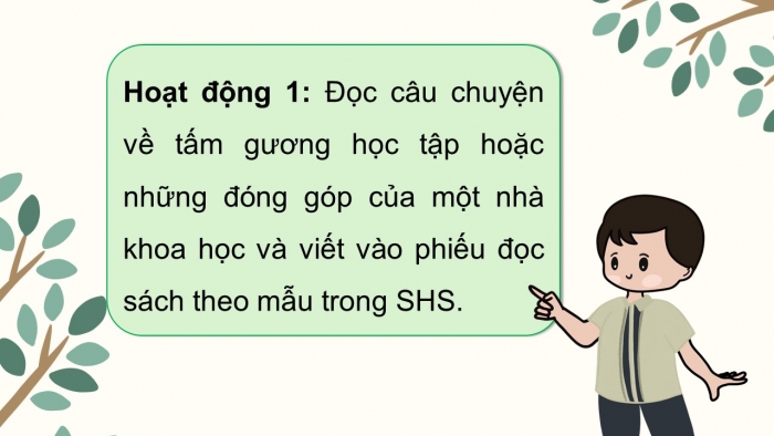 Giáo án điện tử Tiếng Việt 5 kết nối Bài 22: Đọc mở rộng (Tập 1)