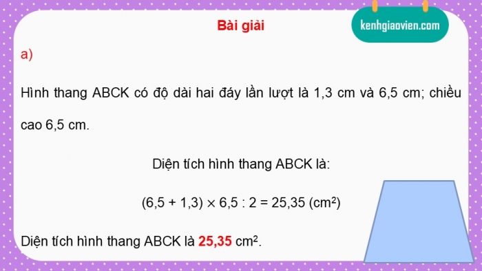 Giáo án điện tử Toán 5 kết nối Bài 29: Luyện tập chung (P2)