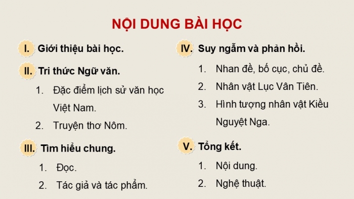 Giáo án điện tử Ngữ văn 9 chân trời Bài 5: Lục Vân Tiên cứu Kiều Nguyệt Nga (Nguyễn Đình Chiểu)