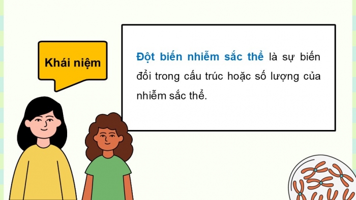 Giáo án điện tử KHTN 9 cánh diều - Phân môn Sinh học Bài 37: Đột biến nhiễm sắc thể