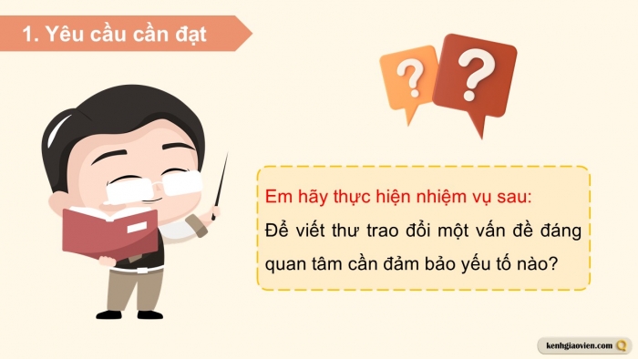 Giáo án điện tử Ngữ văn 12 chân trời Bài 4: Viết thư trao đổi về một vấn đề đáng quan tâm