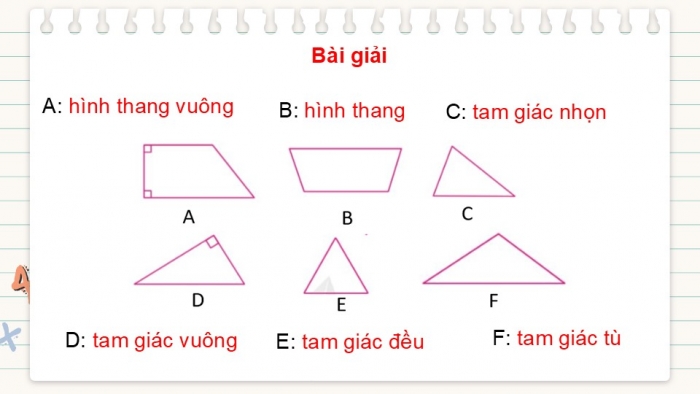 Giáo án PPT dạy thêm Toán 5 Chân trời bài 54: Ôn tập hình học và đo lường