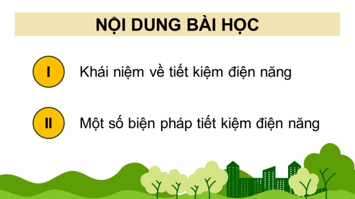 Giáo án điện tử Công nghệ 12 Điện - Điện tử Kết nối Bài 12: Tiết kiệm điện năng