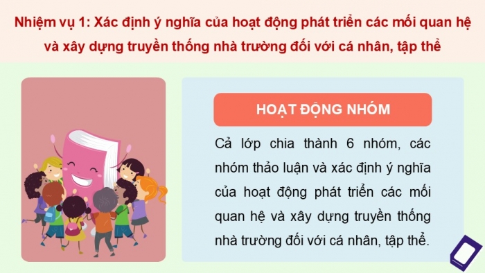 Giáo án điện tử Hoạt động trải nghiệm 12 chân trời bản 2 Chủ đề 3: Phát triển các mối quan hệ với thầy cô, bạn bè (P3)