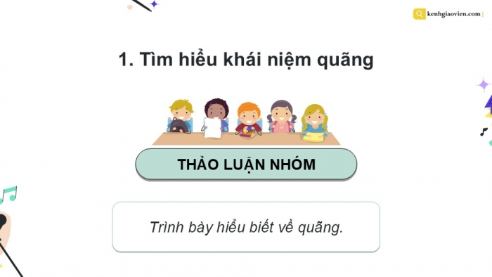 Giáo án điện tử Âm nhạc 9 chân trời Bài 7: Lí thuyết âm nhạc Sơ lược về quãng, Đọc nhạc Bài đọc nhạc số 3