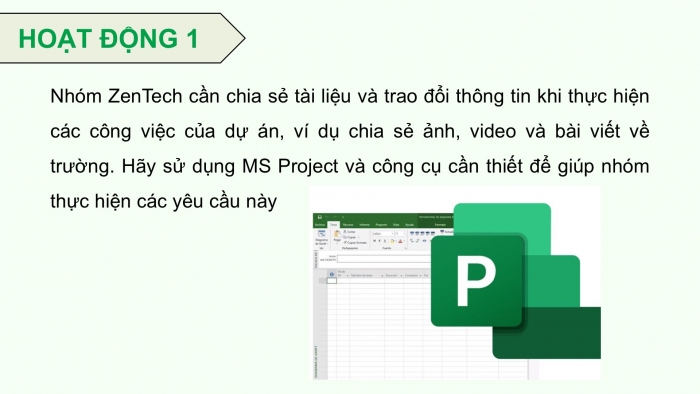 Giáo án điện tử chuyên đề Tin học ứng dụng 12 cánh diều Bài 3: Chia sẻ dữ liệu, trao đổi thông tin và chuẩn bị báo cáo cho dự án