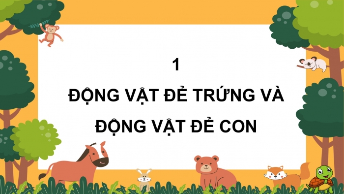 Giáo án điện tử Khoa học 5 chân trời Bài 15: Sự sinh sản của động vật