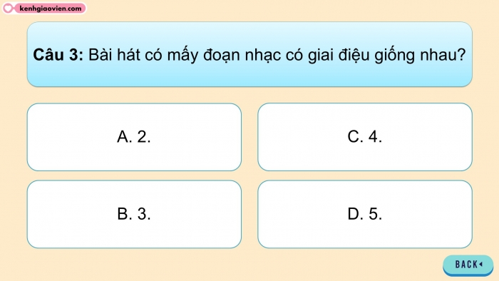 Giáo án điện tử Âm nhạc 5 cánh diều Tiết 10: Ôn tập bài hát Khăn quàng thắp sáng bình minh, Nghe nhạc Những bông hoa, những bài ca