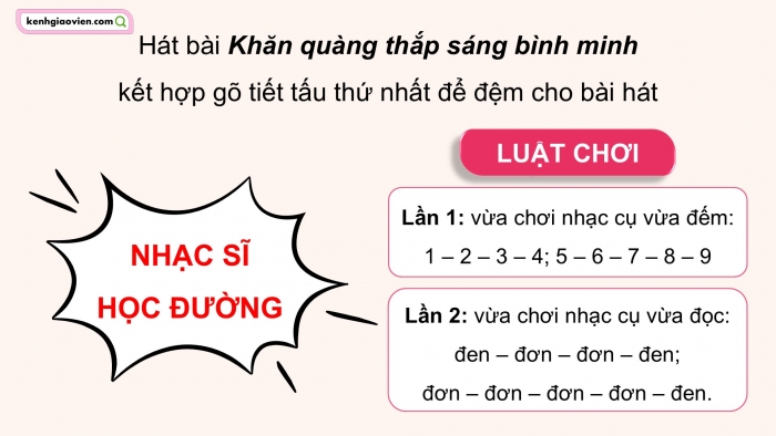 Giáo án điện tử Âm nhạc 5 cánh diều Tiết 11: Nhạc cụ Nhạc cụ thể hiện tiết tấu – Nhạc cụ thể hiện giai điệu, Thường thức âm nhạc – Tìm hiểu nhạc cụ Xen-lô