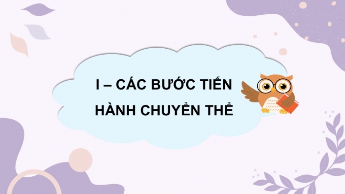 Giáo án điện tử chuyên đề Ngữ văn 12 kết nối CĐ 2 Phần 3: Thực hành chuyển thể tác phẩm văn học