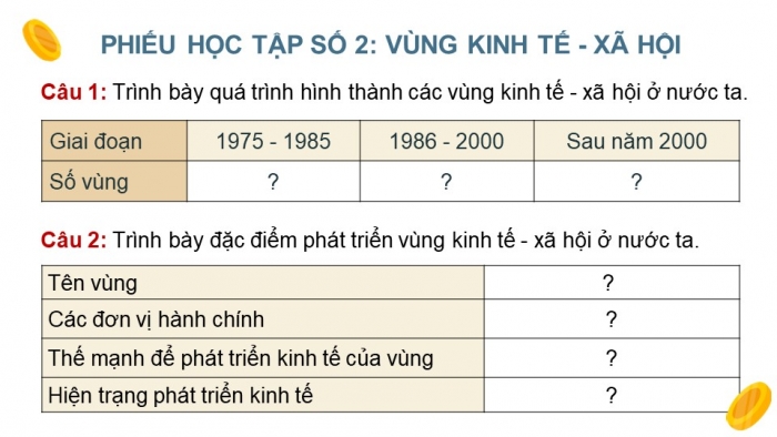 Giáo án điện tử chuyên đề Địa lí 12 chân trời CĐ 2: Phát triển vùng (P2)