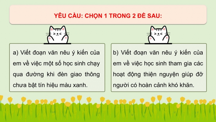 Giáo án điện tử Tiếng Việt 5 cánh diều Bài 9: Viết đoạn văn nêu ý kiến về một hiện tượng xã hội (Ôn tập)