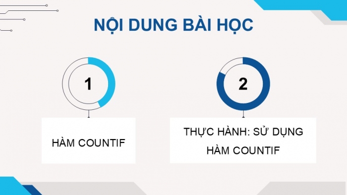 Giáo án điện tử Tin học 9 kết nối Bài 10a: Sử dụng hàm COUNTIF