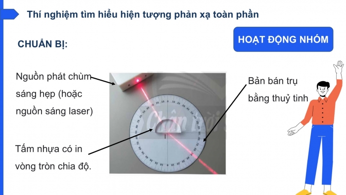 Giáo án điện tử KHTN 9 chân trời - Phân môn Vật lí Bài 6: Phản xạ toàn phần