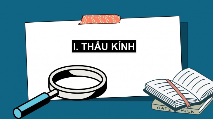 Giáo án điện tử KHTN 9 chân trời - Phân môn Vật lí Bài 7: Thấu kính. Kính lúp