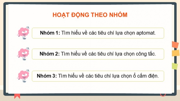 Giáo án điện tử Công nghệ 9 Lắp đặt mạng điện trong nhà Chân trời Chủ đề 4: Thiết bị, vật liệu, dụng cụ dùng cho lắp đặt mạng điện trong nhà