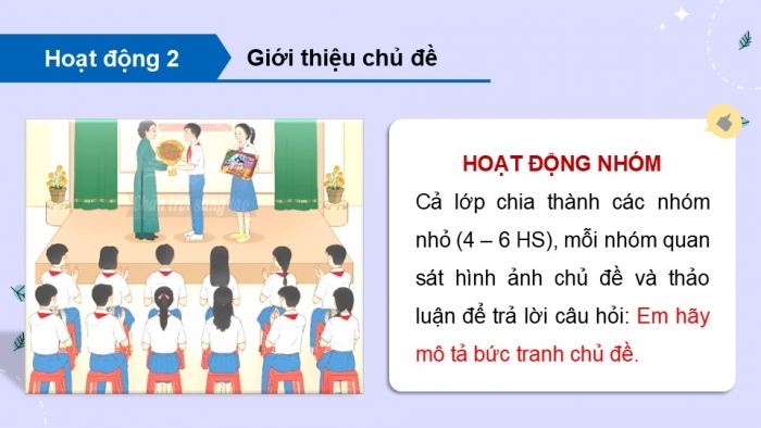 Giáo án điện tử Hoạt động trải nghiệm 9 chân trời bản 2 Chủ đề 3 Tuần 9