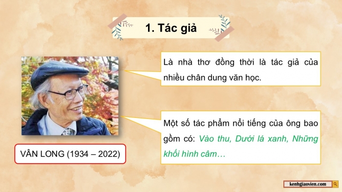 Giáo án điện tử Ngữ văn 12 chân trời Bài 4: Ngõ Tràng An (Vân Long)