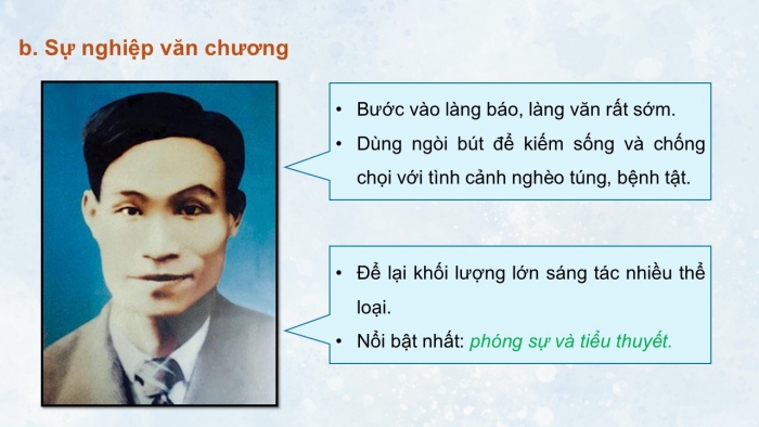 Giáo án điện tử Ngữ văn 12 chân trời Bài 4: Cái giá trị làm người (Vũ Trọng Phụng)