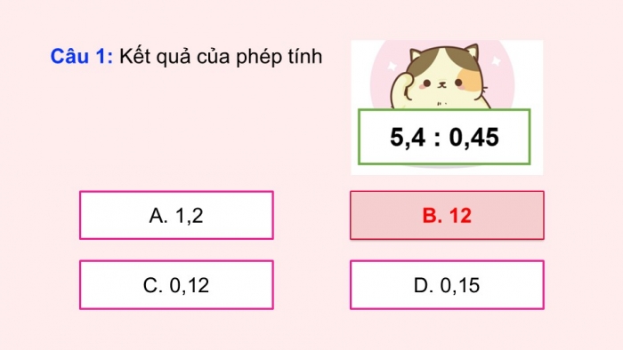 Giáo án PPT dạy thêm Toán 5 Chân trời bài 53: Ôn tập các phép tính với số thập phân (P2)