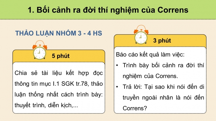 Giáo án điện tử Sinh học 12 chân trời Bài 9: Di truyền gene ngoài nhân