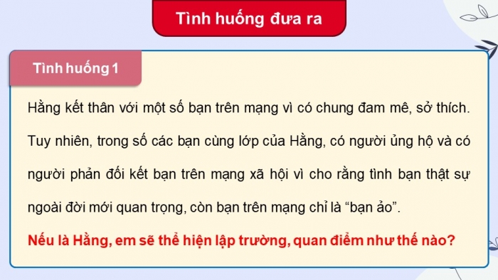 Giáo án điện tử Hoạt động trải nghiệm 12 cánh diều Chủ đề 3: Làm chủ bản thân và sống có trách nhiệm (P2)