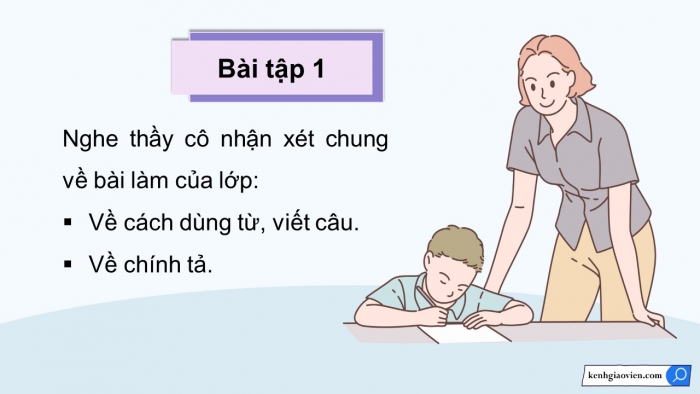 Giáo án điện tử Tiếng Việt 5 kết nối Bài 24: Đánh giá, chỉnh sửa đoạn văn thể hiện tình cảm, cảm xúc về một câu chuyện