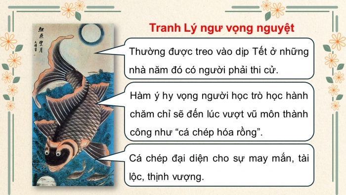 Giáo án điện tử Tiếng Việt 5 kết nối Bài 27: Tranh làng Hồ